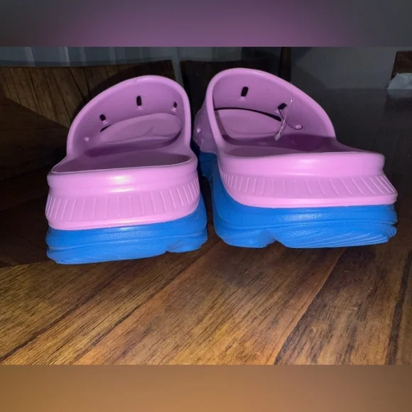 NWT Hoka U Ora Recivery Slide 3 Cyclamen / Coastal Sky Size W 11 / M 9 - Picture 5 of 8